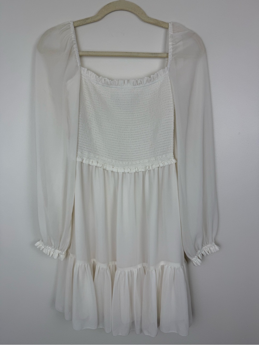 Wilfred Tempest Mini Dress White Size Small Aritzia #75604 - Picture 5 of 7